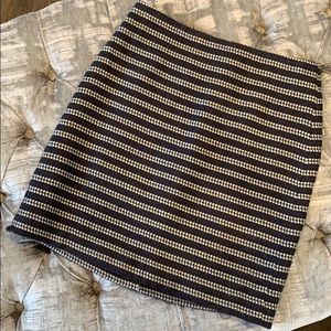 LOFT STRIPED SKIRT